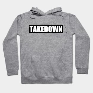TakeDown Bold Logo Hoodie